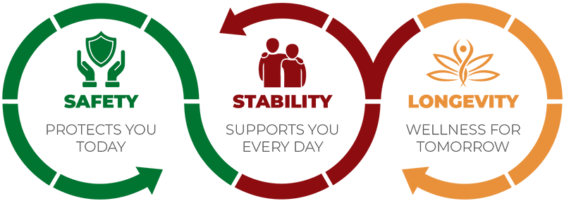 Trusted Ally's Safety, Stability & Longevity visits working together